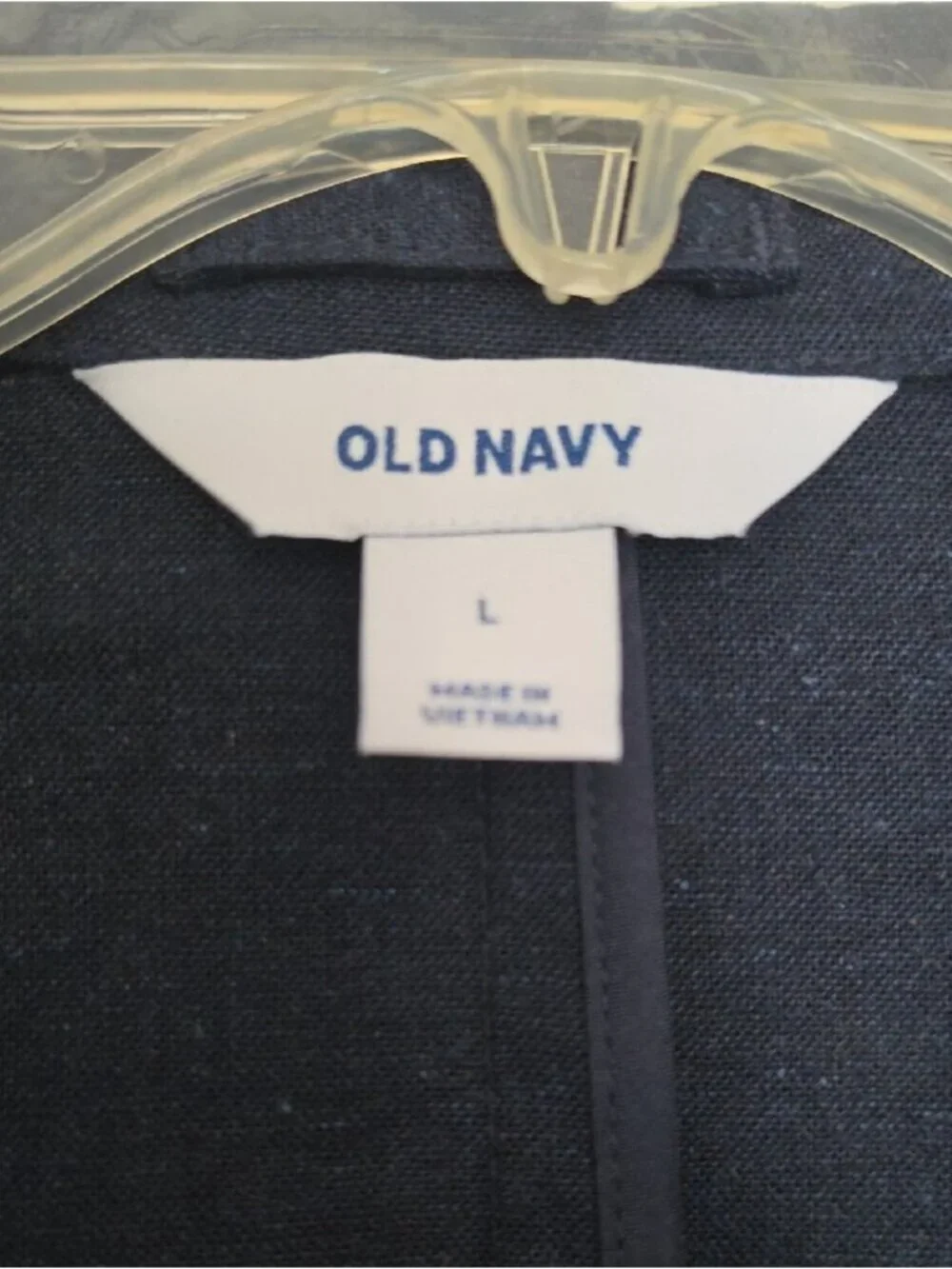 Old Navy Linen Blazer Navy
